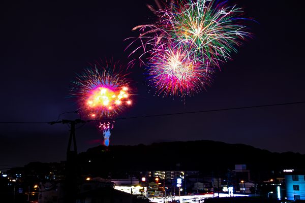 万灯みたま祭り　護国神社　大崩海岸　サイクリング　八幡神社　夏祭りサムネイル