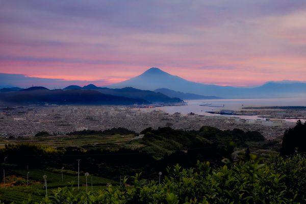 五周年　日本平　朝焼け　富士山サムネイル